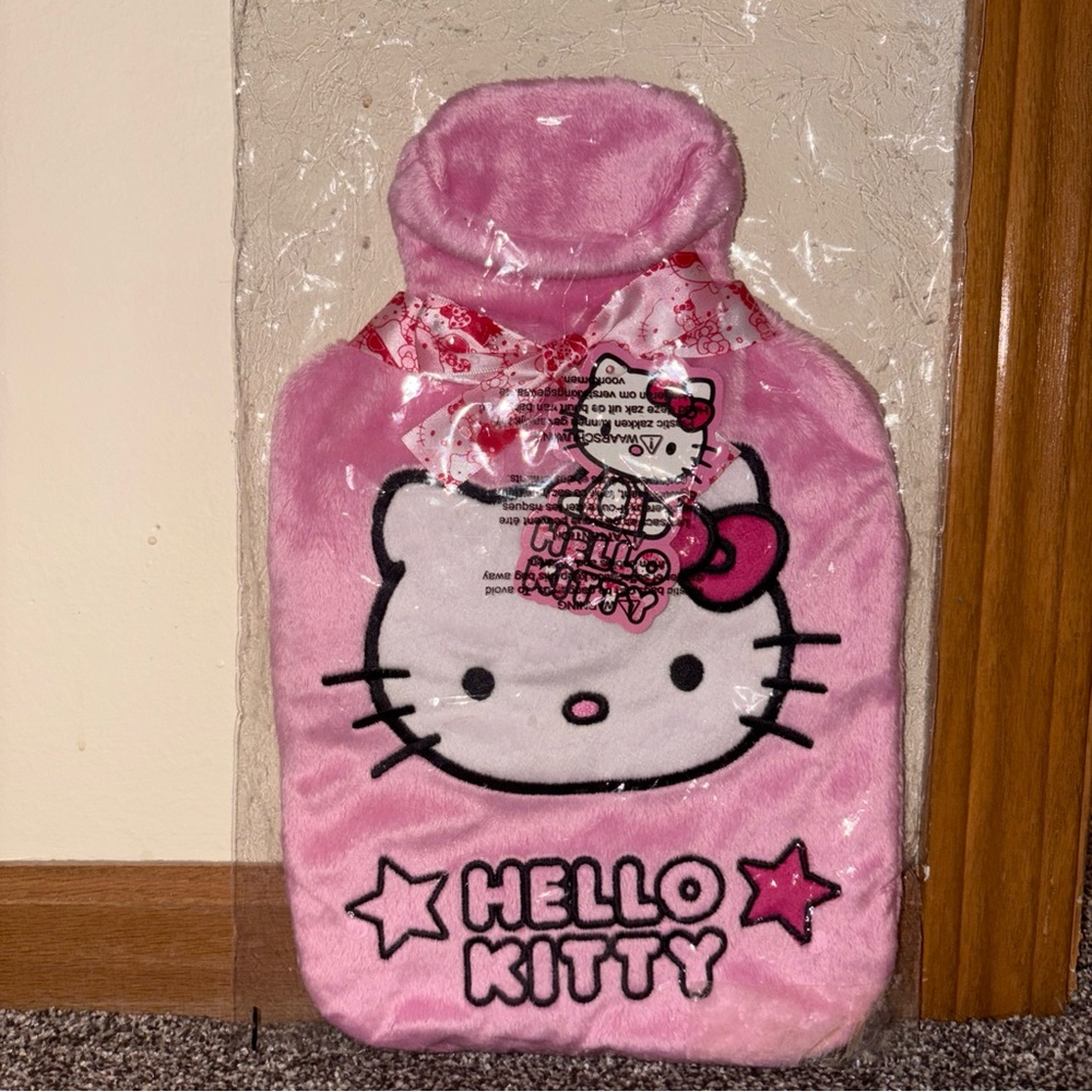 Hello Kitty Pink Hot Water Bottle Cover